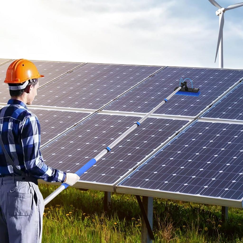 Water Fed Pole Kit 3.6m Solar Panel Cleaning Pole with Extendable Handle