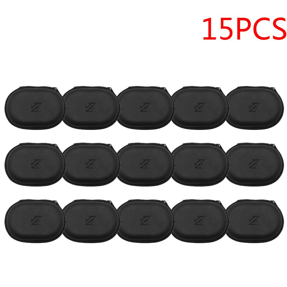 1-20 шт. Наушники KZ Овальная сумка для хранения Проводные наушники PU Чехол для хранения на молнии Портативный чехол-контейнер для KZ BA10 AS10 ES4