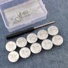 5pcs Replacement No-Sewing Metal Button Detachable Pants Pins Portable Repair Kit