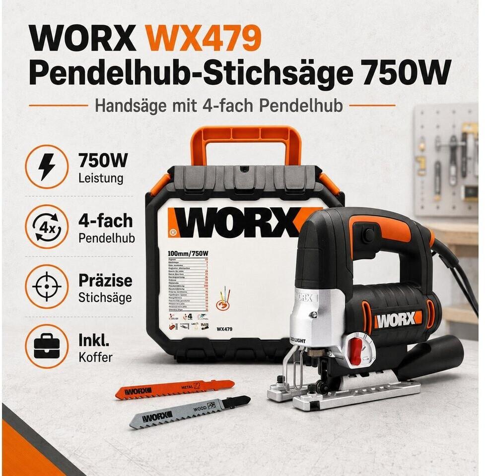 Маятниковый электролобзик Worx WX479 750W