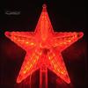Рождественская елка Топпер Звезда со светодиодной подсветкой Креативная форма Plug-Play IP65 Водонепроницаемая светящаяся пятиконечная звезда Орнамент рождественской елки