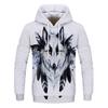Spring Autumn Hooded Sweatshirt 3D Digital Printing Unisex Hoodies Men Women Wolf Fashion Loose Pullover