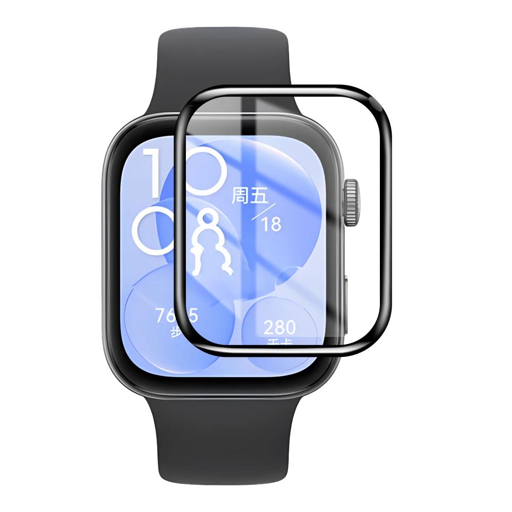 Для Huawei Watch Fit 3 Полное покрытие Защитная пленка Антицарапина 3D Изогнутый Мягкий Защитный экран для Huawei Watch Fit3 Аксессуары