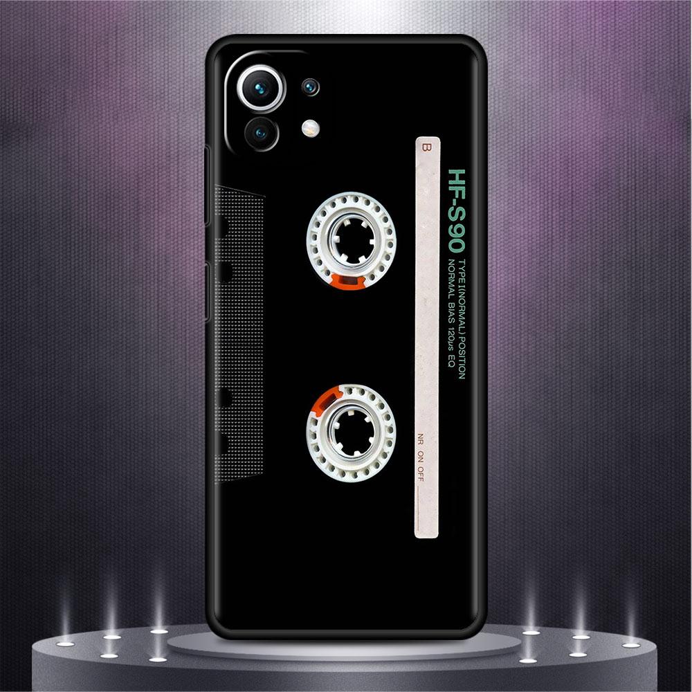 Винтажный чехол с кассетой в стиле ретро для Xiaomi Mi Poco X3 NFC M4 M3 Pro F3 GT F1 11 Lite Note 10 11T 10T 9T, мягкий чехол для телефона
