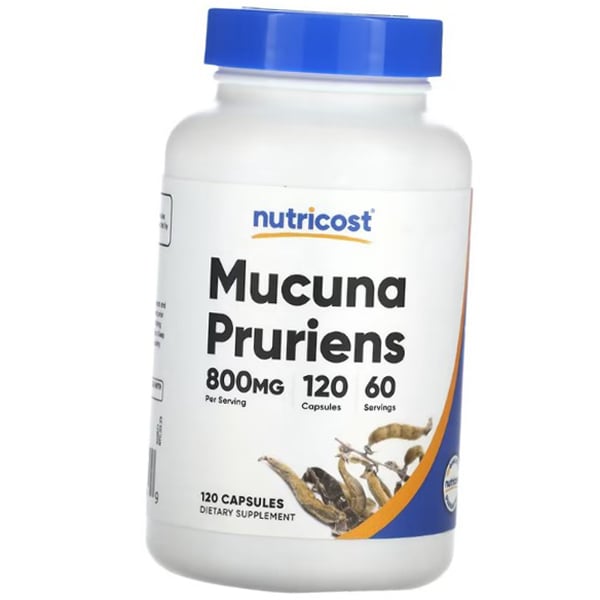 Мукуна жгучая, Mucuna Pruriens, Nutricost 120капс (71647010)