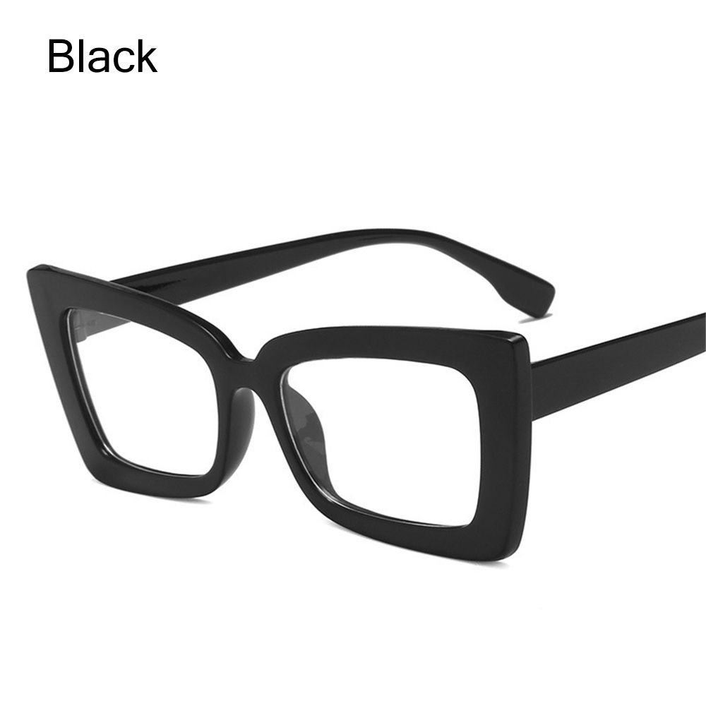 Square Frame Office Eyeglasses Cat Eye Glasses Clear Glasses Computer Goggles Anti Blue Light