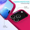 Роскошный чехол для телефона из жидкого силикона для IPhone 17 Air 16 15 14 13 12 Pro Max 17Pro Защитная накладка с бампером для камеры Caque