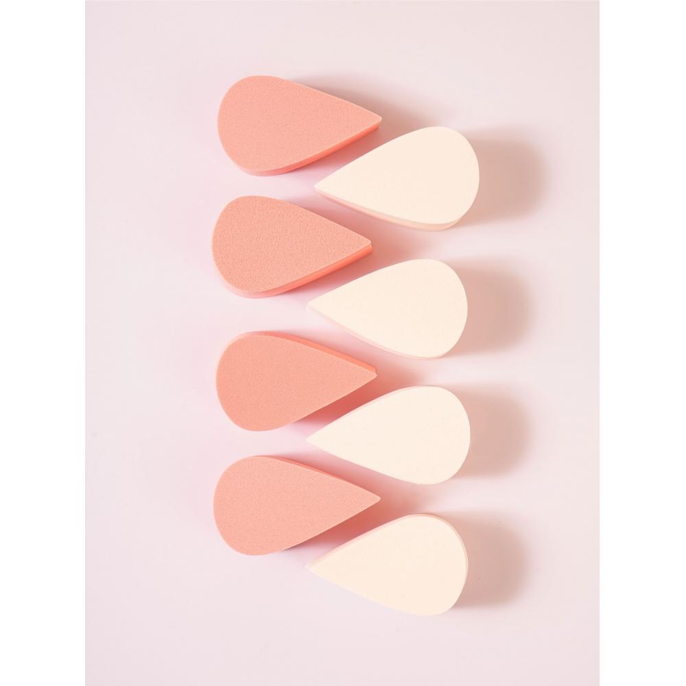 Daiso Water Drop Single Sided Puff Set Of 8