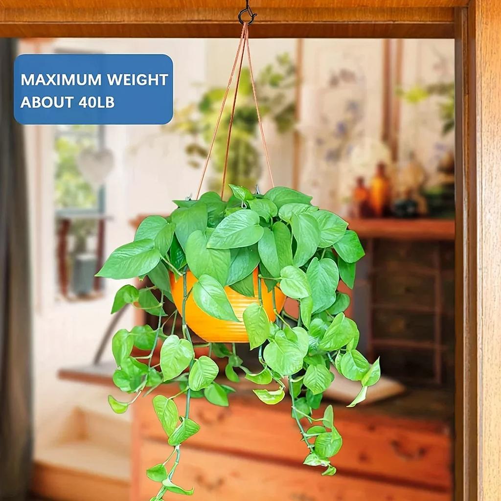 6-21 шт. Крючки-подвески с предохранительной пряжкой Ветрозащитные крючки на шурупах Подвешивание уличных гирлянд, потолочный крючок для растений, рождественские огни