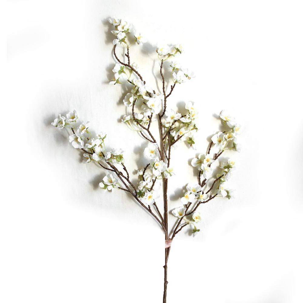 4 Branches Artificial Cherry Blossom Deep Pink Color Silk Cherry Blossoms Wedding Decoration