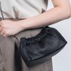Genuine Leather Chain Underarm Bag Women's Premium Cloud Pleated Bag Women's Cowhide Shoulder Crossbody Bag Dumpling Bag