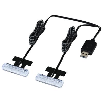 Seiwa F338 Автотовары, Светодиодная подсветка пола, USB 2 линии, Переключение синий/белый, Освещение, Питание от USB, Использует светодиоды высокой яркости