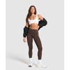 Gymshark Архив леггинсов Everyday Foldover Brown B1b7g Nby8