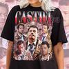 Castiel S T Shirt Throwback Vintage Retro Destiel Bootleg CW Show Vintage Washed Versatile Breathable Stretched Fashion