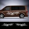 Автомобильные наклейки для Volkswagen VW Transporter Caravelle T3 T4 T 5 6 Автодом Полосы Графика Виниловая наклейка Аксессуары для тюнинга авто