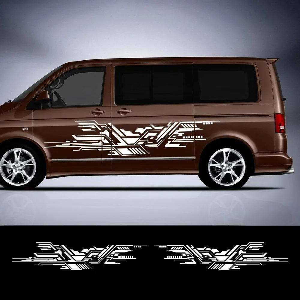 Автомобильные наклейки для Volkswagen VW Transporter Caravelle T3 T4 T 5 6 Автодом Полосы Графика Виниловая наклейка Аксессуары для тюнинга авто