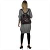 Bag backpack XL natural leather brown chocolate