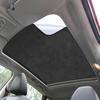 Car Anti-uv Electrostatic Adsorption Sunroof Sunshade For NISSAN QASHQAI 2015-Present Suede Fabric Auto Heat Insulation Skylight