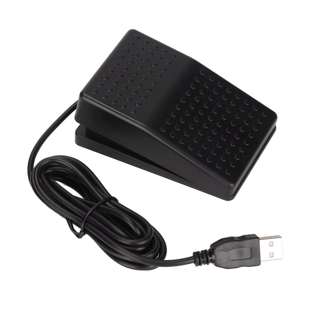 USB Педаль-переключатель Высокочувствительная Многофункциональная Эргономичная Одиночная Педаль-переключатель с кабелем 2 м для Компьютера