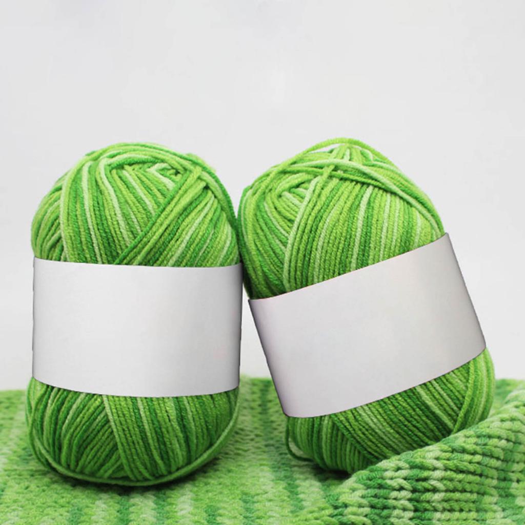Crochet Yarn Acrylic Soft Yarn Roll of 50g Knitting Yarn for DIY Hand Knitting Weaving Bags Hat Clothes DIY Crafts