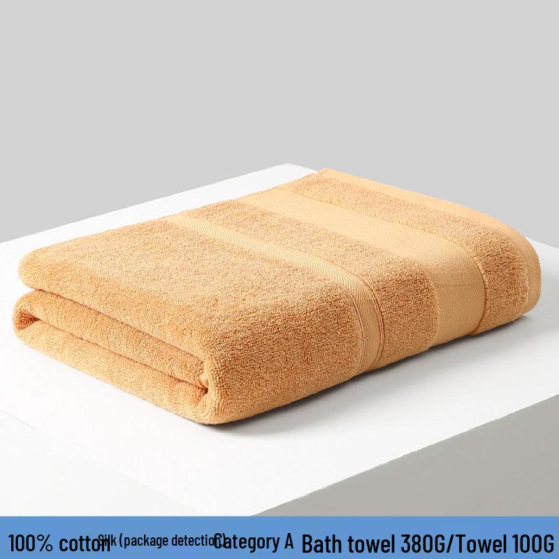 Large Quick-Dry Water-Absorbent Pure Cotton Bath Towel (90x180 cm) for Adults