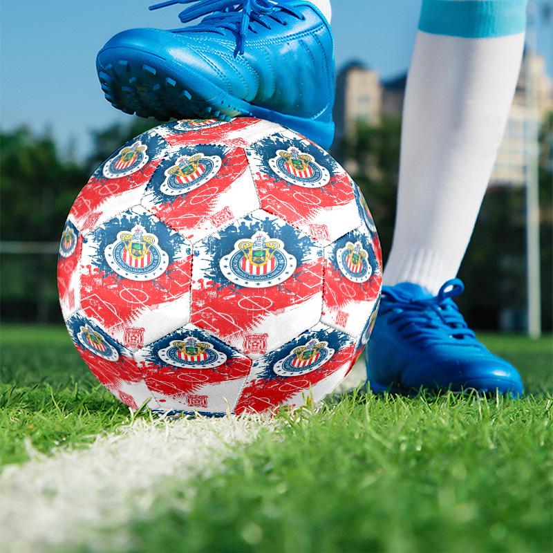 Футбольный мяч Club Deportivo Guadalajara, размер 5, из износостойкого ПУ, для матчей, тренировок и ежедневных занятий, подарок на день рождения для футбольных болельщиков
