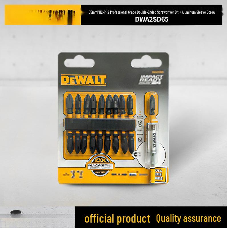 Набор бит для электрической отвертки - Сильно магнитные, Нескользящие, Высокая твердость, Крестовые (Phillips), Шестигранные (Hex), Torx, Вольфрамовая сталь.