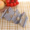 with Easy-Access Handle Stainless Steel Tray Plate Taco Holder Kitchen Tools Taco Shell Stand