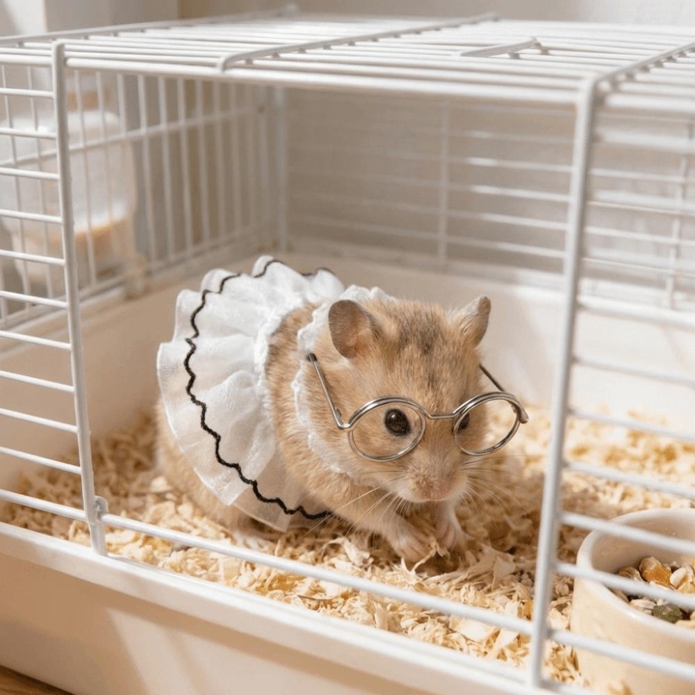 Adorable Hamster Princess Dress Lightweight Pet Suspender Skirt  Fancy Rats