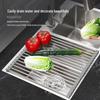Zhaoran Foldable Kitchen Sink Draining Rack