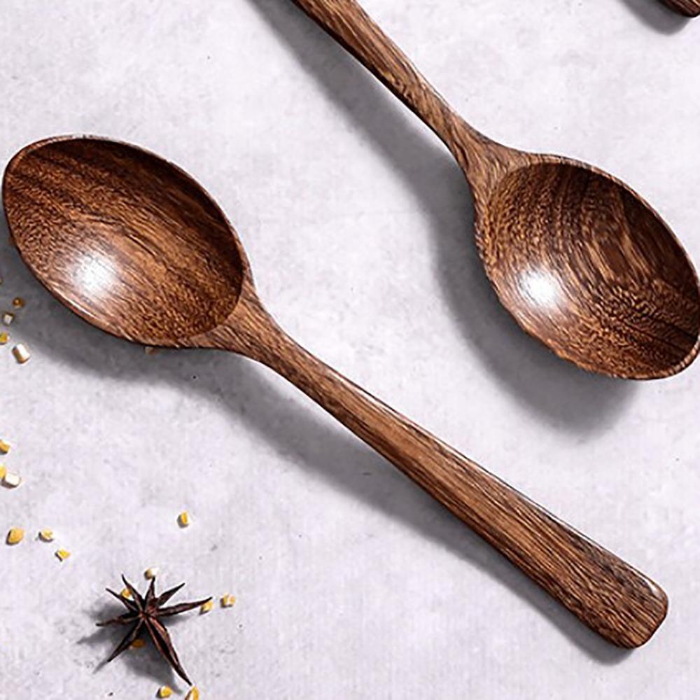 Cooking Utensils Mixing Kitchen Tools Tableware Soup Spoons Coffee Spoon Tea Spoon Wooden Spoon