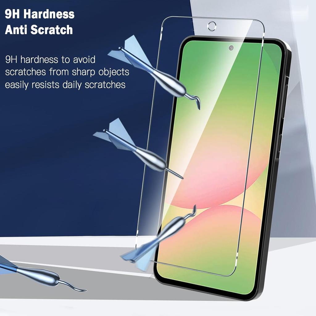 3pcs HD Clear Tempered Glass For Samsung Galaxy A16 A26 A56 A36 A06 4G 5G Screen Protector