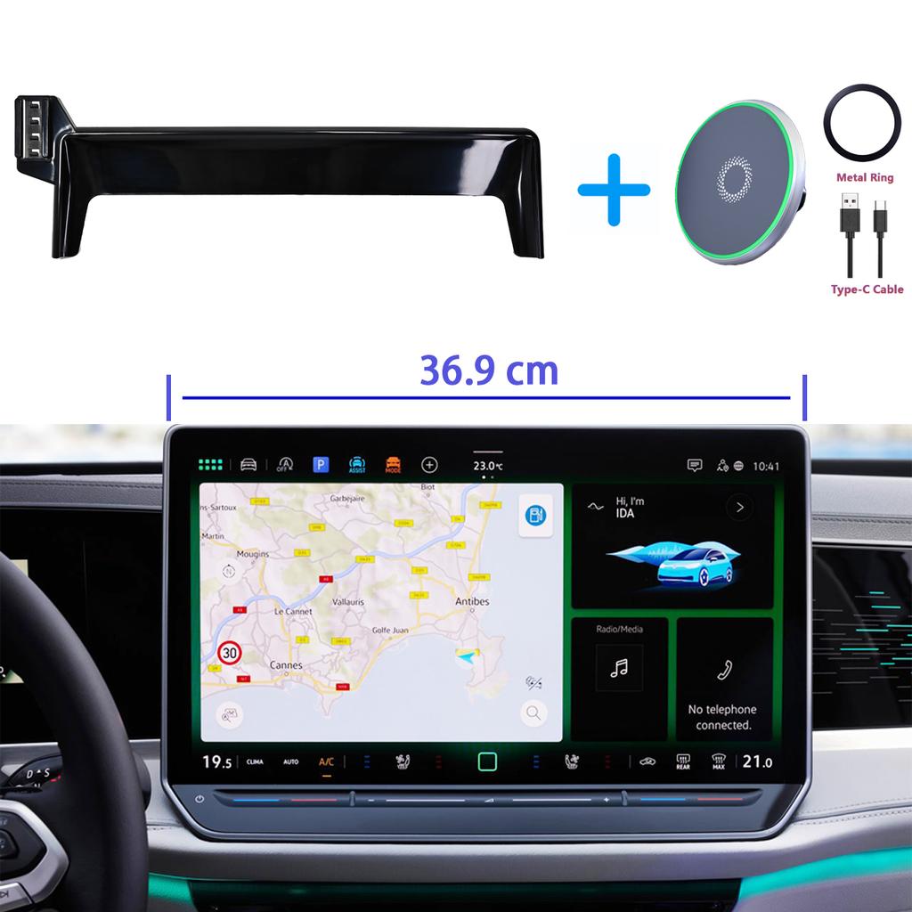 For Volkswagen Passat Variant 2024 2025 Phone Holder Car Phone Wireless Charger Magnet Mount Car MagSafe for Passat Accessories