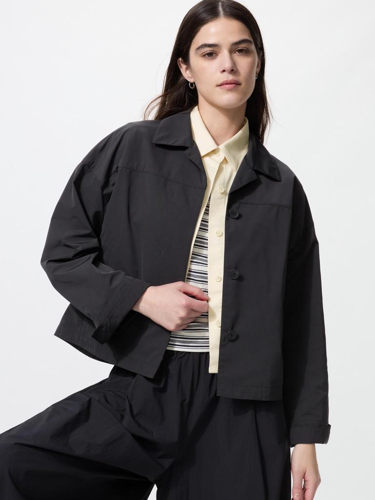 Uniqlo Японская короткая куртка с открытым воротником