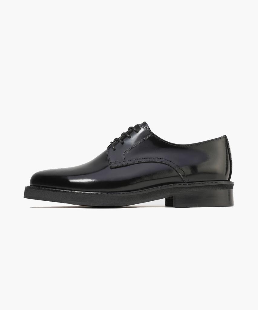 Firenze Atelier Глянцевые Кожаные Стандартные Туфли Дерби 9105-B [Черная Коробка]
