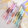 Press Type Gel Pen Quick-drying Ballpoint Pen Multifunctional Writing Tool Stationery