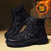 Модная мужская камуфляжная обувь, трендовая повседневная ретро-пустынная, высокое качество, плюшевая, средней высоты, мотоциклетная, для улицы, для пеших прогулок, рабочая обувь