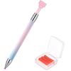 Rhinestone Picker Tool, Refillable Wax Pen with 3 Additional Wax Refills, Rhinestone Pickup Tool for Nail and Diamond Paint Art