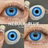 Eyeshare 1 пара милых цветных контактных линз для косплея на Хэллоуин, аниме, синий зрачок, красная линза, фиолетовые цветные линзы