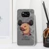 Funny Capybara Cartoon Animal Phone Case For Xiaomi Poco X7 X6 X5 M7 M8 Pro F7 Ultra Redmi 15C 15 13C 13 12C 12 10 10C 10A Art F