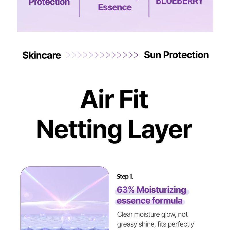 Frudia Увлажняющий солнцезащитный крем с черникой Air Fit