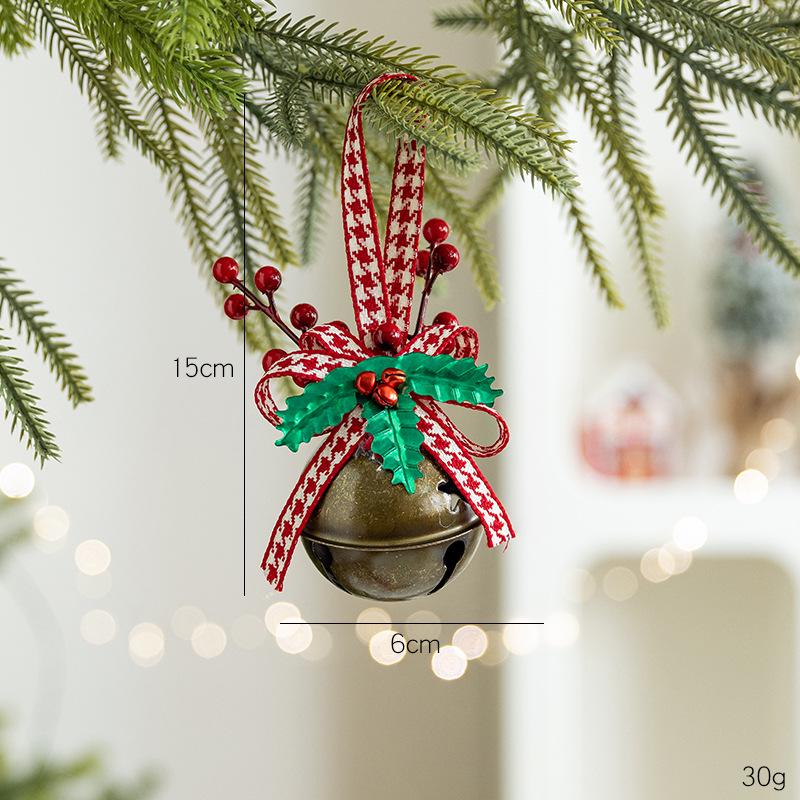 Британские кованые рождественские украшения: Звезда, Снежинка, Колокольчики, Джутовая веревка и Ягодные аксессуары