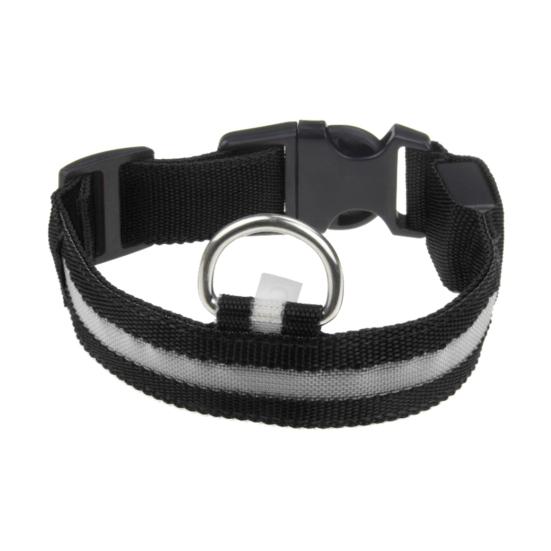Светящийся ошейник для домашних животных, устойчивый к разрыву, устойчивый к укусам аксессуар, светодиодная вспышка, ошейник для собак