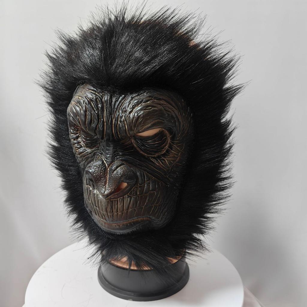 Gorilla King Kong Mask Animal Headgear Halloween Latex Mask Horror Performance Prop