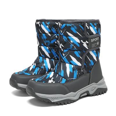 Зимние детские сапоги, теплые и толстые высокие сапоги