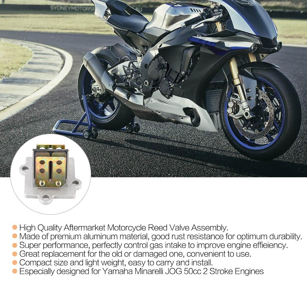 Впускной пластинчатый клапан мотоцикла в сборе для Yamaha Minarelli JOG 50cc 2 Stroke
