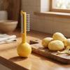 2 in 1 Tumbler Vegetable Peeler with Cleaning Brush Fruit Planer  Easy To Store