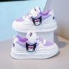 Sanrio kuromi повседневная обувь для девочек кеды новая весенне-осенняя детская мягкая подошва дышащие спортивные туфли для девочек школьниц