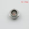 16Mm-48Mm Male Threaded Metal Air Compressor Oil Level Sight Glass