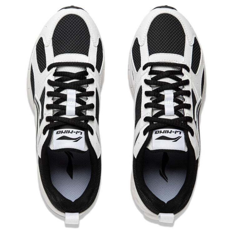 Li-Ning Минималистичные модные легкие кроссовки с амортизацией, нескользящие, износостойкие, дышащие, с низким верхом, женские кроссовки ARSU068-5